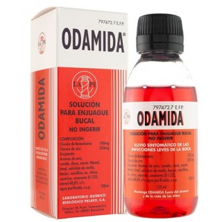 ODAMIDA 1 mg/ml + 2,5 mg/ml SOLUCION BUCAL 1 FRASCO 135 ml