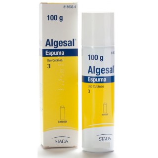 ALGESAL 10 mg/g + 100 mg/g ESPUMA CUTANEA 1 ENVASE A PRESION 100 g