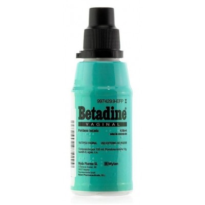 Comprar BETADINE VAGINAL 100 mg/ml SOLUCION VAGINAL 1 FRASCO 125 ml al mejor precio en NuestraFarma, tu farmacia online