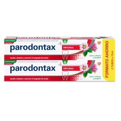Comprar PARODONTAX ORIGINAL 2 X 75 ML al mejor precio en NuestraFarma, tu farmacia online