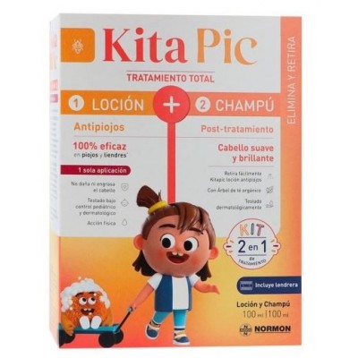 Comprar KITAPIC TRATAMIENTO TOTAL CHAMPU 100 ML + LOCION 100 ML al mejor precio en NuestraFarma, tu farmacia online