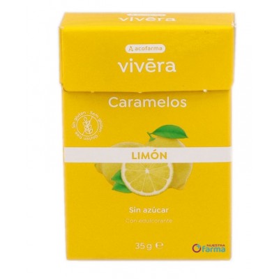 Comprar ACOFARMA VIVERA CARAMELOS LIMON SIN AZUCAR 35 G al mejor precio en NuestraFarma, tu farmacia online