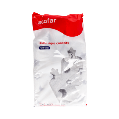Comprar ACOFAR BOLSA DE AGUA CALIENTE FORRADA 2 LITROS al mejor precio en NuestraFarma, tu farmacia online