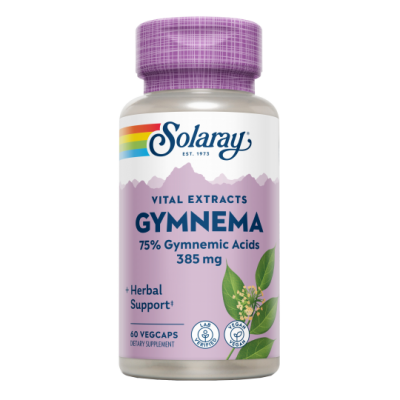 Comprar SOLARAY GYMNEMA 385 MG 60 CAPSULAS VEGETALES al mejor precio en NuestraFarma, tu farmacia online