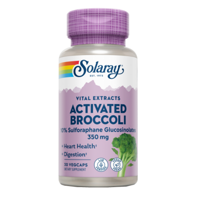 Comprar SOLARAY ACTIVATED BROCCOLI SEED EXTRACT 30 CAPSULAS VEGETALES al mejor precio en NuestraFarma, tu farmacia online