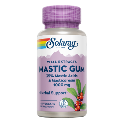 Comprar SOLARAY MASTIC GUM 45 CAPSULAS VEGETALES al mejor precio en NuestraFarma, tu farmacia online