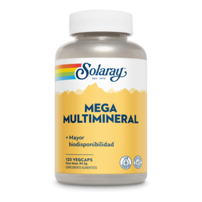Comprar SOLARAY MEGA MULTI MINERAL 120 CAPSULAS VEGETALES al mejor precio en NuestraFarma, tu farmacia online