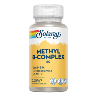SOLARAY METHYL B-COMPLEX 60 CAPSULAS VEGETALES