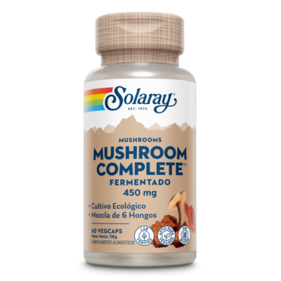 Comprar SOLARAY MUSHROOM COMPLETE FERMENTADO 60 CAPSULAS VEGETALES al mejor precio en NuestraFarma, tu farmacia online