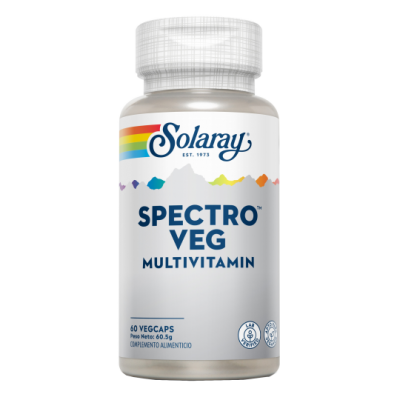 Comprar SOLARAY SPECTRO VEG MULTIVITAMIN 60 CAPSULAS VEGETALES al mejor precio en NuestraFarma, tu farmacia online