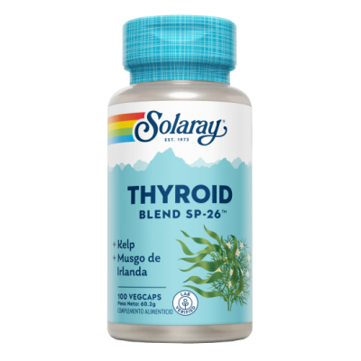 Comprar SOLARAY THYROID BLEND 100 CAPSULAS VEGETALES al mejor precio en NuestraFarma, tu farmacia online