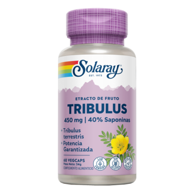 Comprar SOLARAY TRIBULUS 60 CAPSULAS VEGETALES al mejor precio en NuestraFarma, tu farmacia online