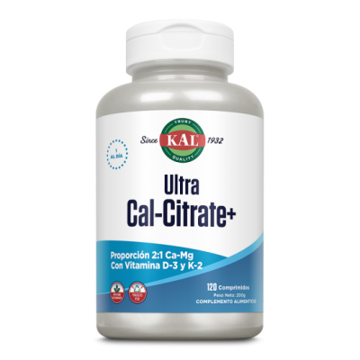 Comprar KAL ULTRA CAL-CITRATE 120 COMPRIMIDOS al mejor precio en NuestraFarma, tu farmacia online