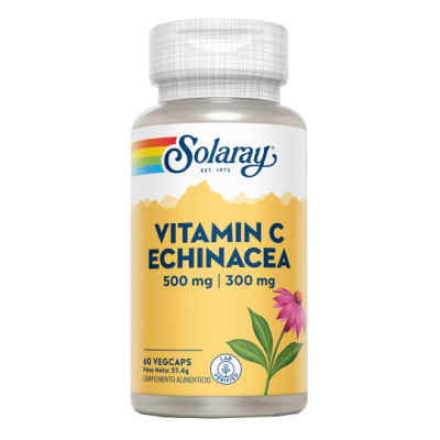 Comprar SOLARAY VITAMIN C ECHINACEA 60 CAPSULAS VEGETALES al mejor precio en NuestraFarma, tu farmacia online