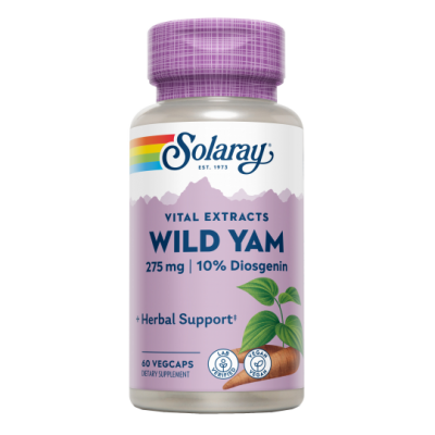 Comprar SOLARAY WILD YAM 60 CAPSULAS VEGETALES al mejor precio en NuestraFarma, tu farmacia online