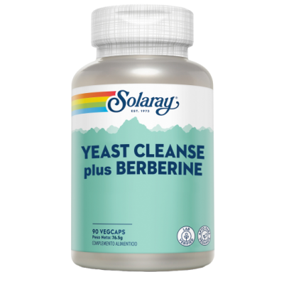 Comprar SOLARAY YEAST CLEANSE PLUS BERBERINE 90 CAPSULAS VEGETALES al mejor precio en NuestraFarma, tu farmacia online