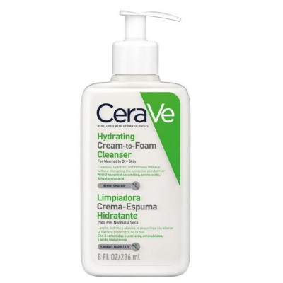 Comprar CERAVE LIMPIADORA CREMA-ESPUMA HIDRATANTE 236 ML al mejor precio en NuestraFarma, tu farmacia online