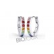 BIOJOUX PENDIENTES ARO CRISTALES MULTICOLOR 10 MM BJT725 1 PAR