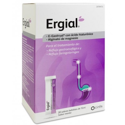 Comprar ERGIAL 20 SOBRES BEBIBLES 15 ML al mejor precio en NuestraFarma, tu farmacia online