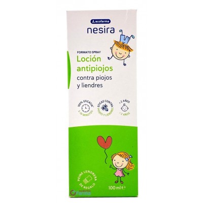 Comprar ACOFARMA NESIRA LOCION ANTIPIOJOS 100 ML al mejor precio en NuestraFarma, tu farmacia online
