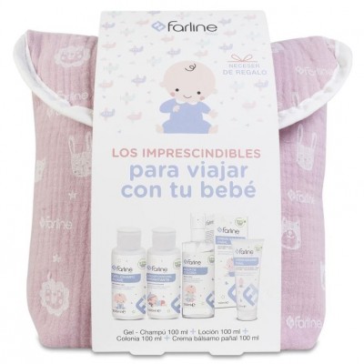 Comprar FARLINE BEBE NECESER DE VIAJE ROSA al mejor precio en NuestraFarma, tu farmacia online