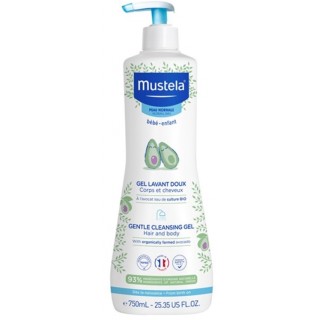 MUSTELA GEL DE BAÑO SUAVE CON AGUACATE BIO 750 ML