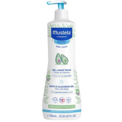 Comprar MUSTELA GEL DE BAÑO SUAVE CON AGUACATE BIO 750 ML al mejor precio en NuestraFarma, tu farmacia online