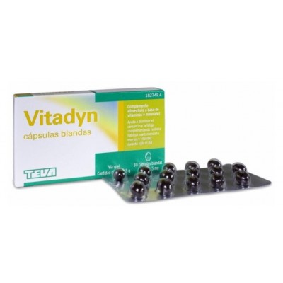 Comprar VITADYN 30 CAPSULAS BLANDAS al mejor precio en NuestraFarma, tu farmacia online