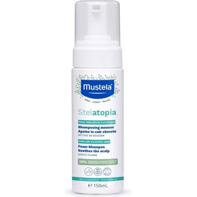 Comprar MUSTELA STELATOPIA CHAMPU MOUSSE RECIEN NACIDO 150 ML al mejor precio en NuestraFarma, tu farmacia online