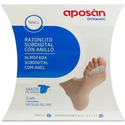 Comprar APOSAN DYNAMIC RATONCITO SUBDIGITAL CON ANILLO TALLA L 2 UNIDADES al mejor precio en NuestraFarma, tu farmacia online