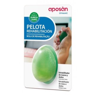 APOSAN DYNAMIC PELOTA REHABILITACION DUREZA SUAVE 1 UNIDAD