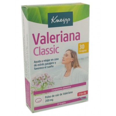 Comprar KNEIPP VALERIANA CLASSIC 30 GRAGEAS al mejor precio en NuestraFarma, tu farmacia online