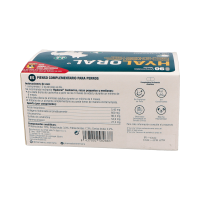 Comprar PHARMADIET HYALORAL CACHORROS RAZAS PEQUEÑAS Y MEDIANAS 90 COMPRIMIDOS al mejor precio en NuestraFarma, tu farmacia online