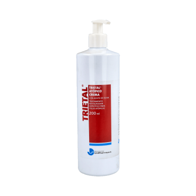 Comprar UNIPHARMA TRIETAL ATOPICO CREMA CON ACEITE DE OLIVA 200 ML al mejor precio en NuestraFarma, tu farmacia online