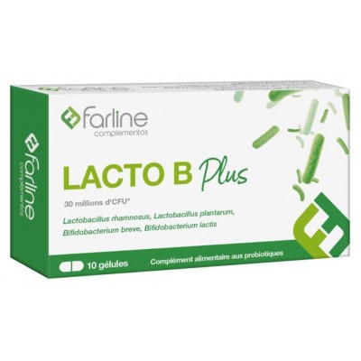 Comprar FARLINE LACTO B PLUS 10 CAPSULAS al mejor precio en NuestraFarma, tu farmacia online