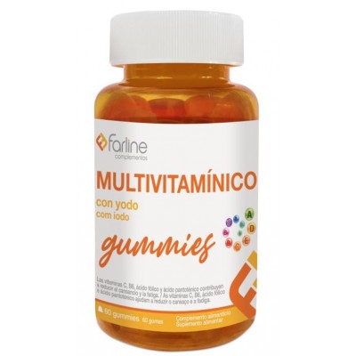 Comprar FARLINE COMPLEMENTOS MULTIVITAMINICO 60 GUMMIES al mejor precio en NuestraFarma, tu farmacia online