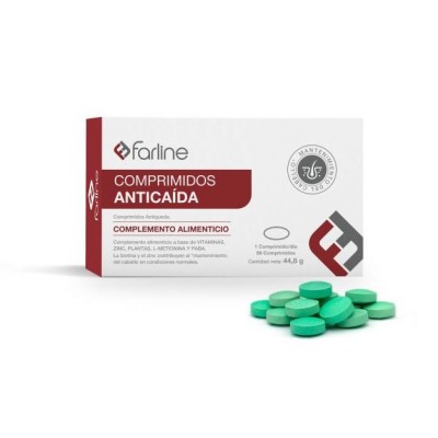 Comprar FARLINE ANTICAIDA 56 COMPRIMIDOS al mejor precio en NuestraFarma, tu farmacia online