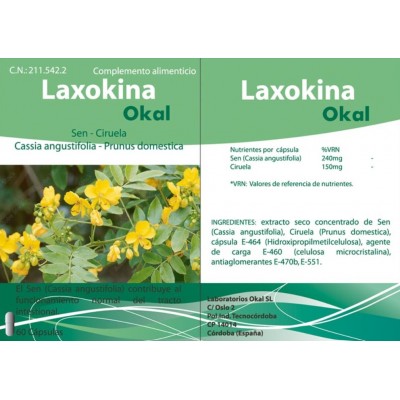 Comprar OKAL LAXOKINA 60 CAPSULAS al mejor precio en NuestraFarma, tu farmacia online