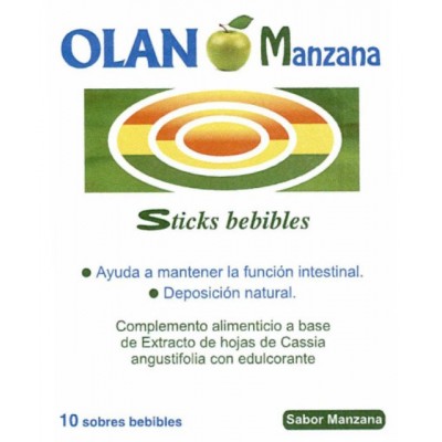 Comprar OKAL OLAN SABOR MANZANA 10 STICKS BEBIBLES al mejor precio en NuestraFarma, tu farmacia online