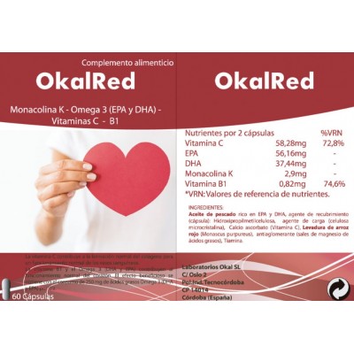 Comprar OKALRED 60 CAPSULAS al mejor precio en NuestraFarma, tu farmacia online
