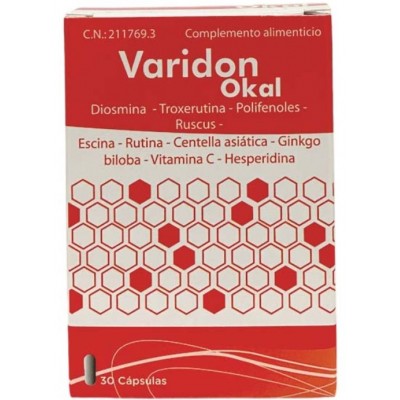 Comprar OKAL VARIDON 30 CAPSULAS al mejor precio en NuestraFarma, tu farmacia online