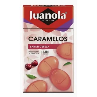 Comprar JUANOLA CARAMELOS SIN AZUCAR SABOR CEREZA 50 G al mejor precio en NuestraFarma, tu farmacia online