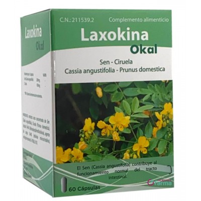 Comprar OKAL LAXOKINA 60 CAPSULAS al mejor precio en NuestraFarma, tu farmacia online