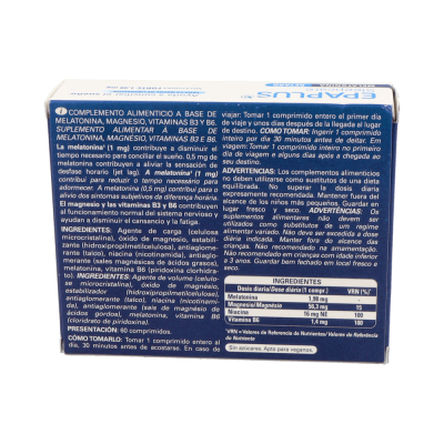 Comprar EPAPLUS SLEEPCARE MELATONINA RETARD 60 COMPRIMIDOS al mejor precio en NuestraFarma, tu farmacia online