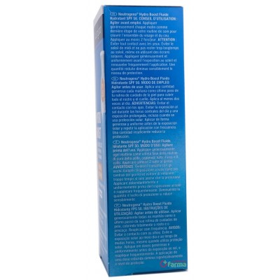 Comprar NEUTROGENA HYDRO BOOST FLUIDO HIDRATANTE SPF 50 50 ML al mejor precio en NuestraFarma, tu farmacia online
