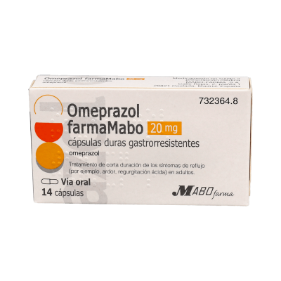 Comprar OMEPRAZOL FARMAMABO 20 MG 14 CAPSULAS GASTRORRESISTENTES al mejor precio en NuestraFarma, tu farmacia online