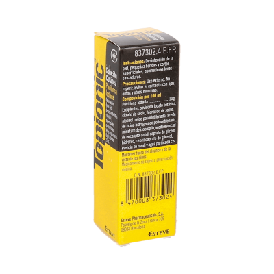 Comprar TOPIONIC 100 MG/ML SOLUCION CUTANEA 1 FRASCO 25 ML al mejor precio en NuestraFarma, tu farmacia online