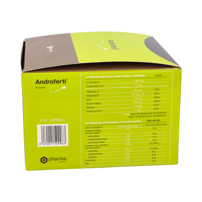 Comprar ANDROFERTI 60 SOBRES al mejor precio en NuestraFarma, tu farmacia online