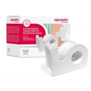 APOSAN BOTIQUIN ESPARADRAPO TRANSPARENTE MICROPERFORADO 2.5 CM X 5 M
