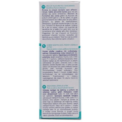 Comprar CHICCO PASTA DE DIENTES 6-24 MESES PLATANO MANZANA 2 X 50 ML al mejor precio en NuestraFarma, tu farmacia online
